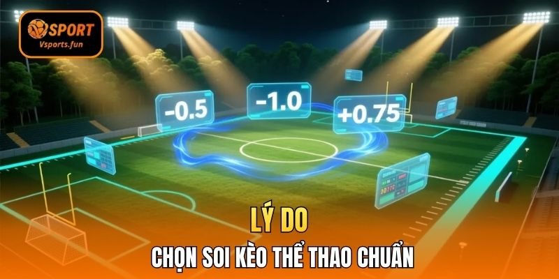 Lý do chọn soi kèo thể thao chuẩn